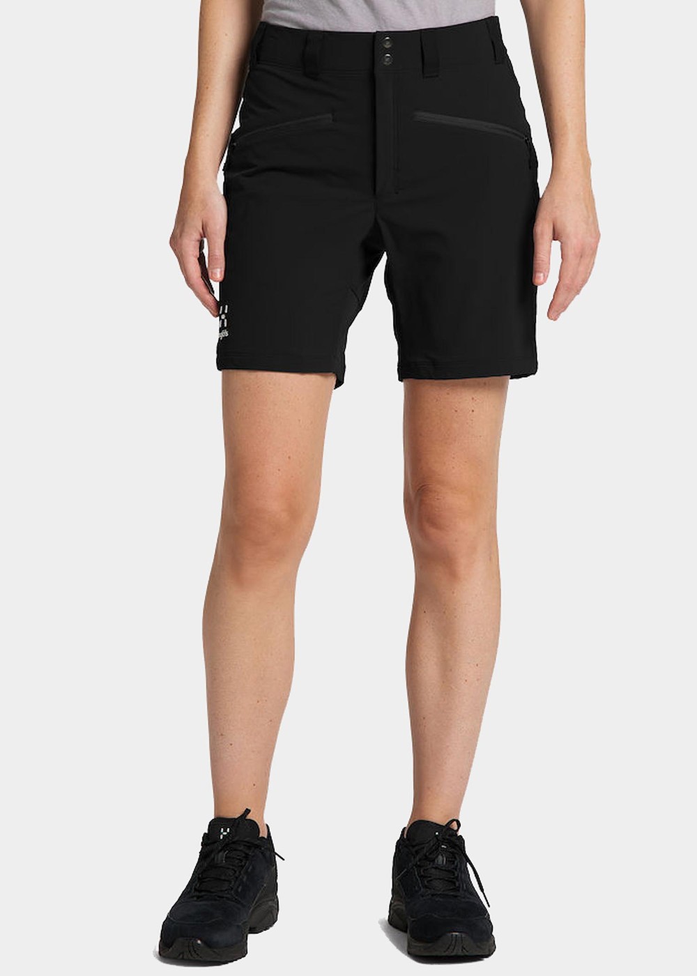 Mid Standard Shorts Women, True Black, 46,  Vandringsshorts Mid Standard Shorts Women, True Black, 46,  Vandringsshorts