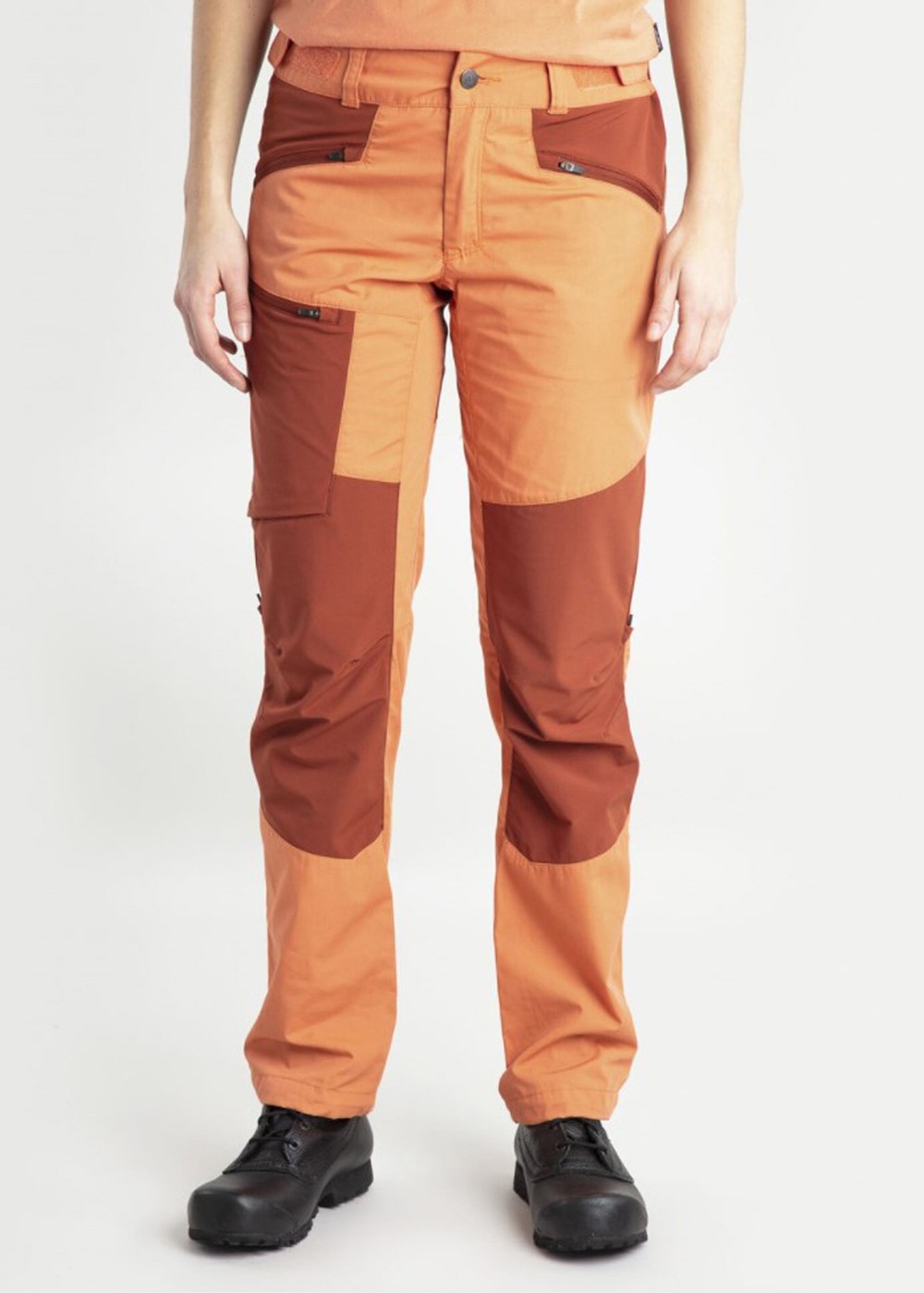 Makke Lt Ws Pant, Coral/Rust, 42,  Vandringsbyxor