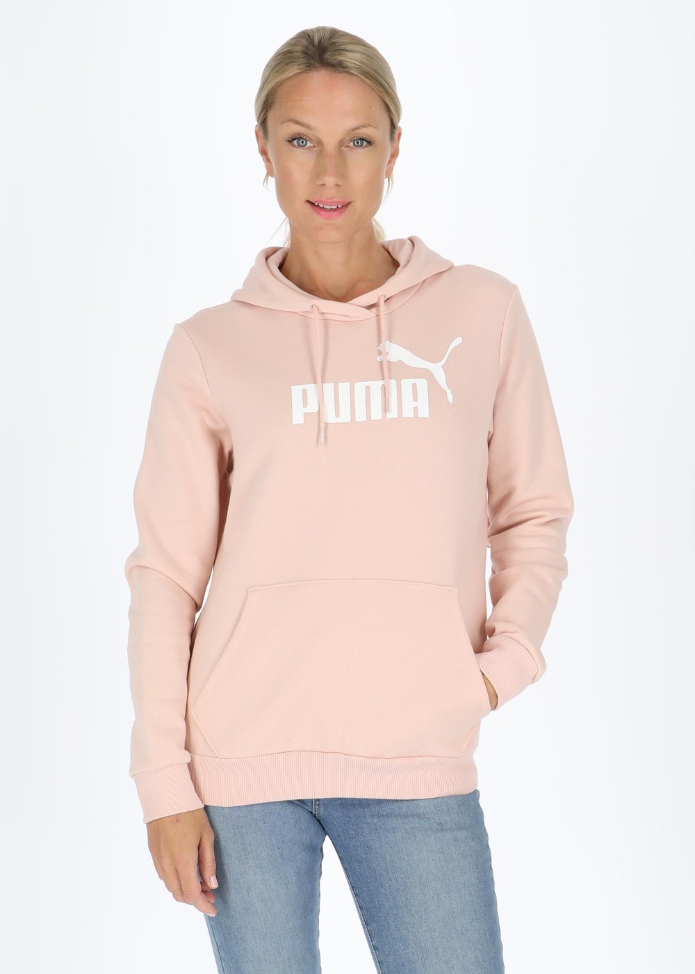 Ess Logo Hoodie Fl (S), Rose Quartz, M,  Hoodies