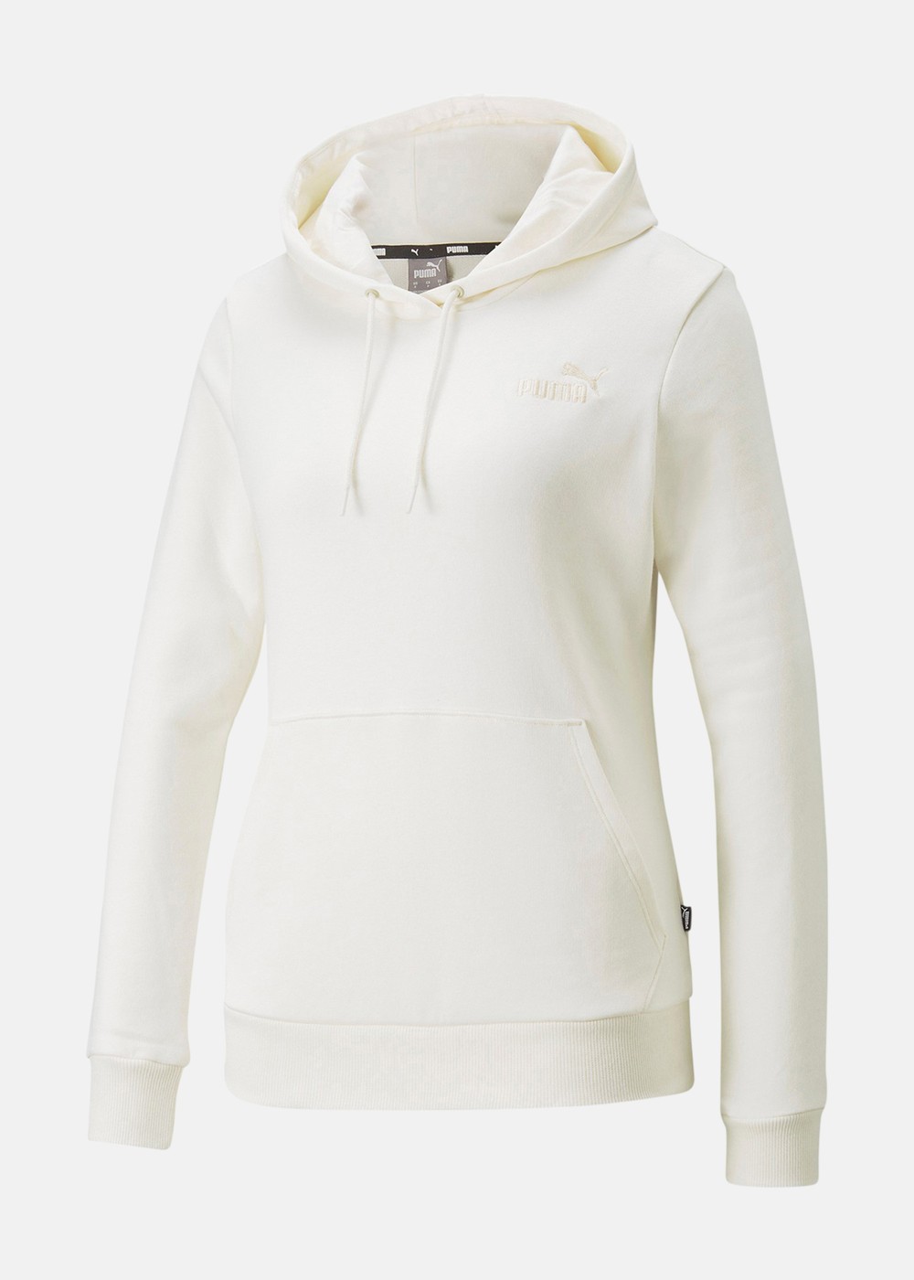 Ess+ Embroidery Hoodie Tr, White, Xs,  Hoodies