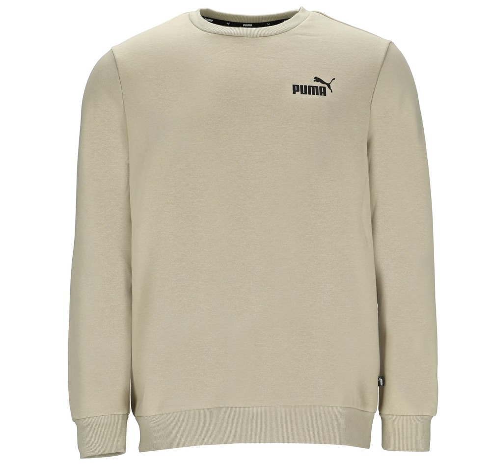 Ess Small Logo Crew Fl (S), Putty, L,  Sweatshirts Ess Small Logo Crew Fl (S), Putty, L,  Sweatshirts