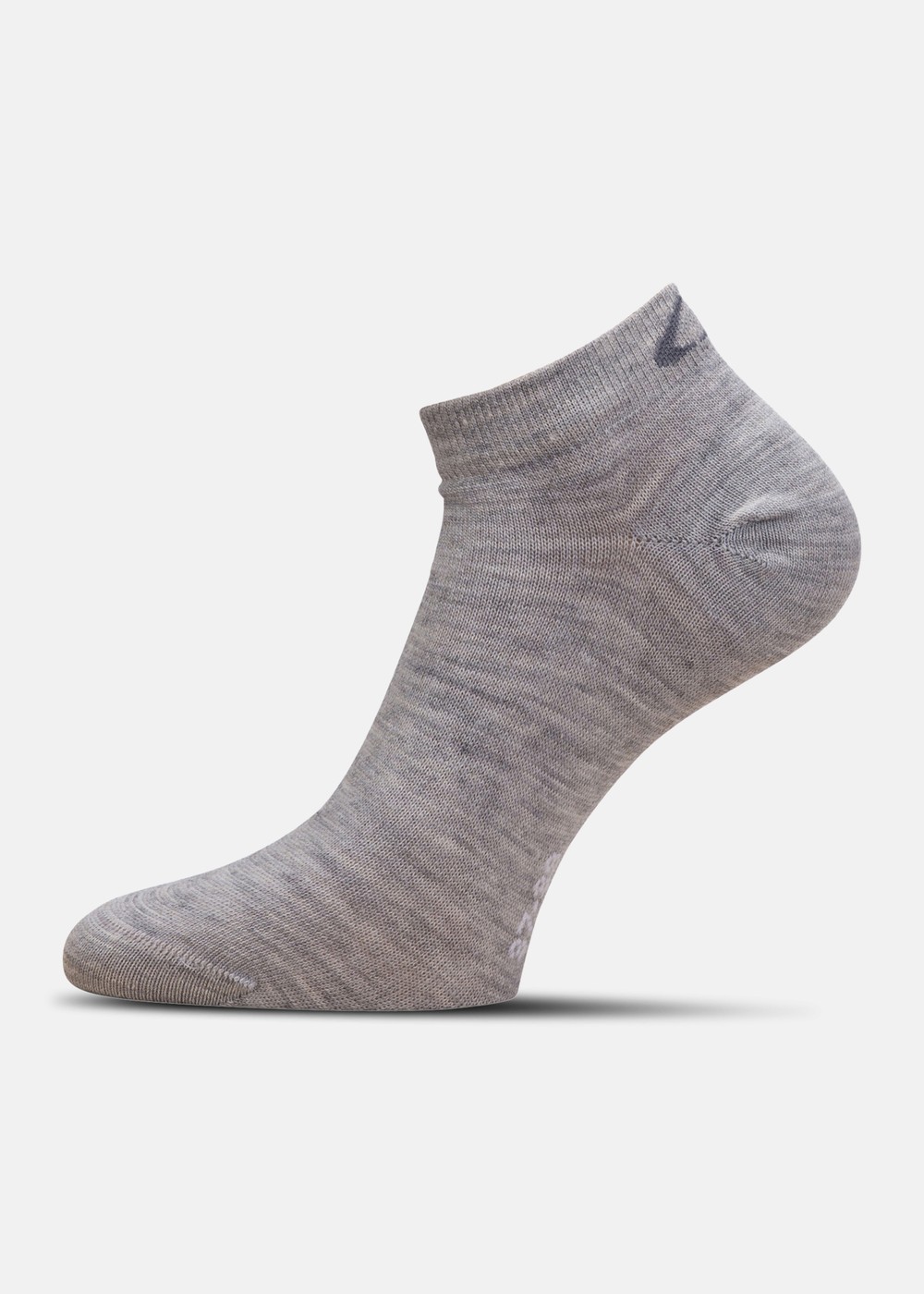 Everyday Ankle Sock 2pk, Grey Melange, 46-48,  Bomullsstrumpor