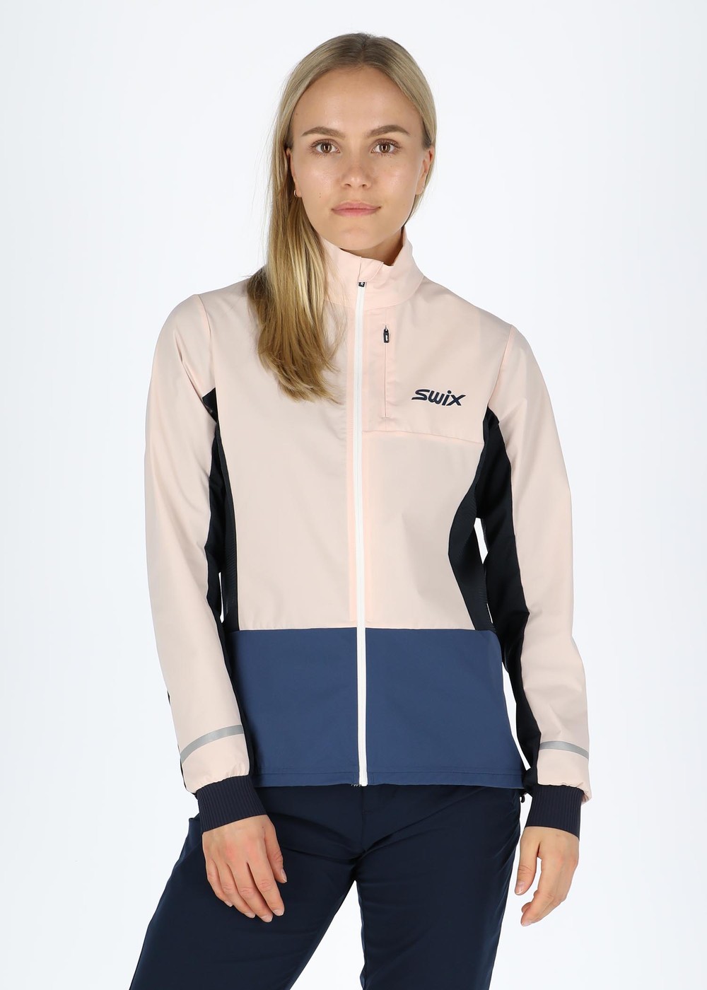 Motion Premium Jacket W, Peach Whip/ Lake Blue, M,  Löparkläder