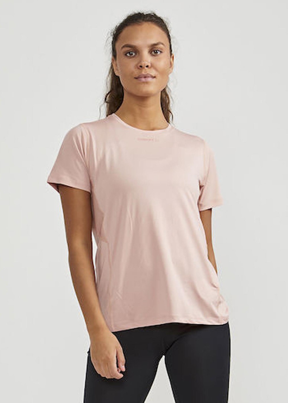 Adv Essence Ss Tee W, Bleikur, S,  Löparkläder