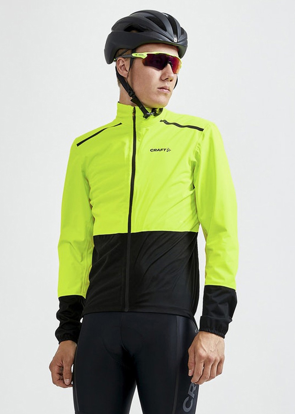 Adv Endur Hydro Jkt M, Flumino/Black, S,  Cykelkläder