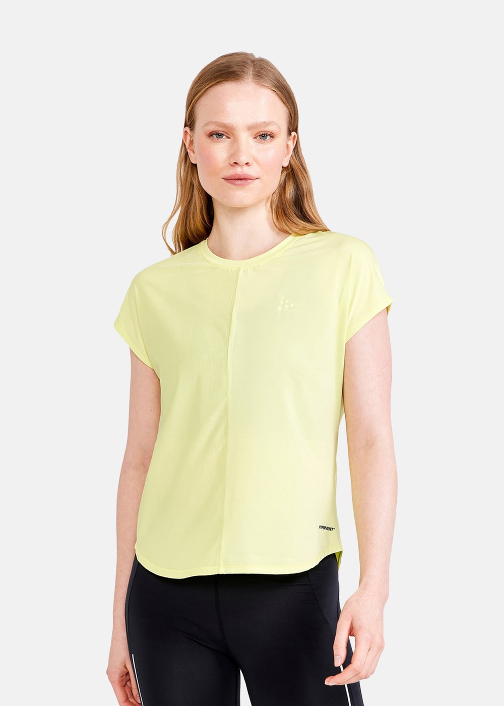 Core Essence Ss Tee W, Giallo, Xs,  Löparkläder