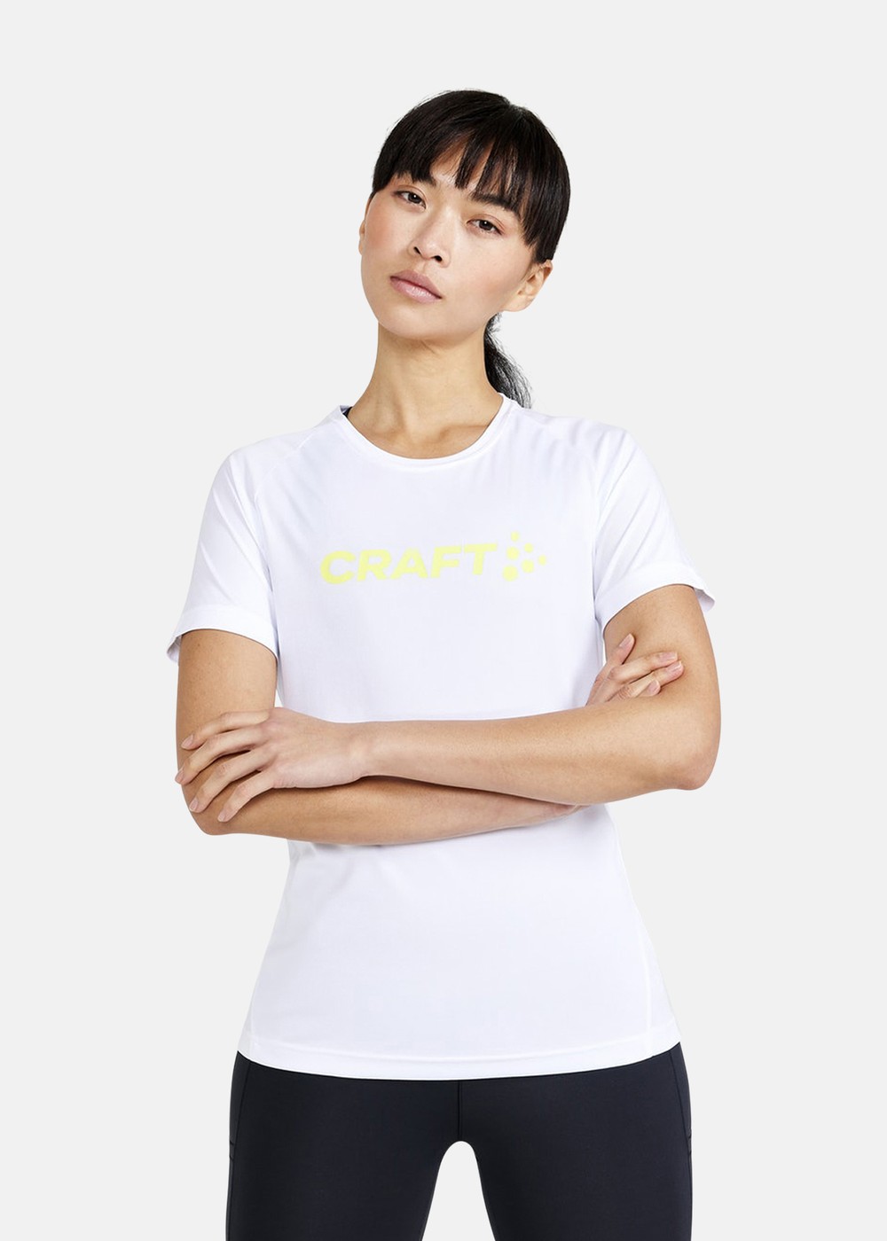 Core Essence Logo Tee W, White, L,  Tränings-T-Shirts Core Essence Logo Tee W, White, L,  Tränings-T-Shirts