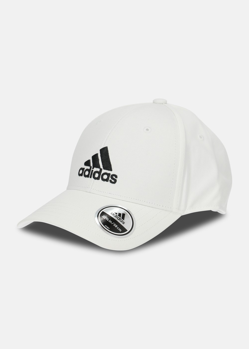 Bball Cap Cot, White/White/Black, Os Men,  Hattar