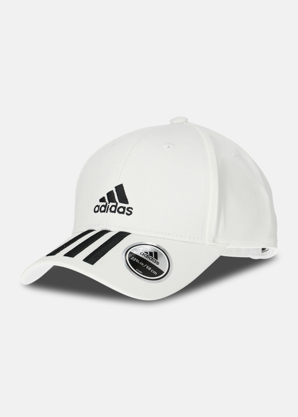 Bball 3s Cap Ct, White/Black/Black, Os Men,  Hattar