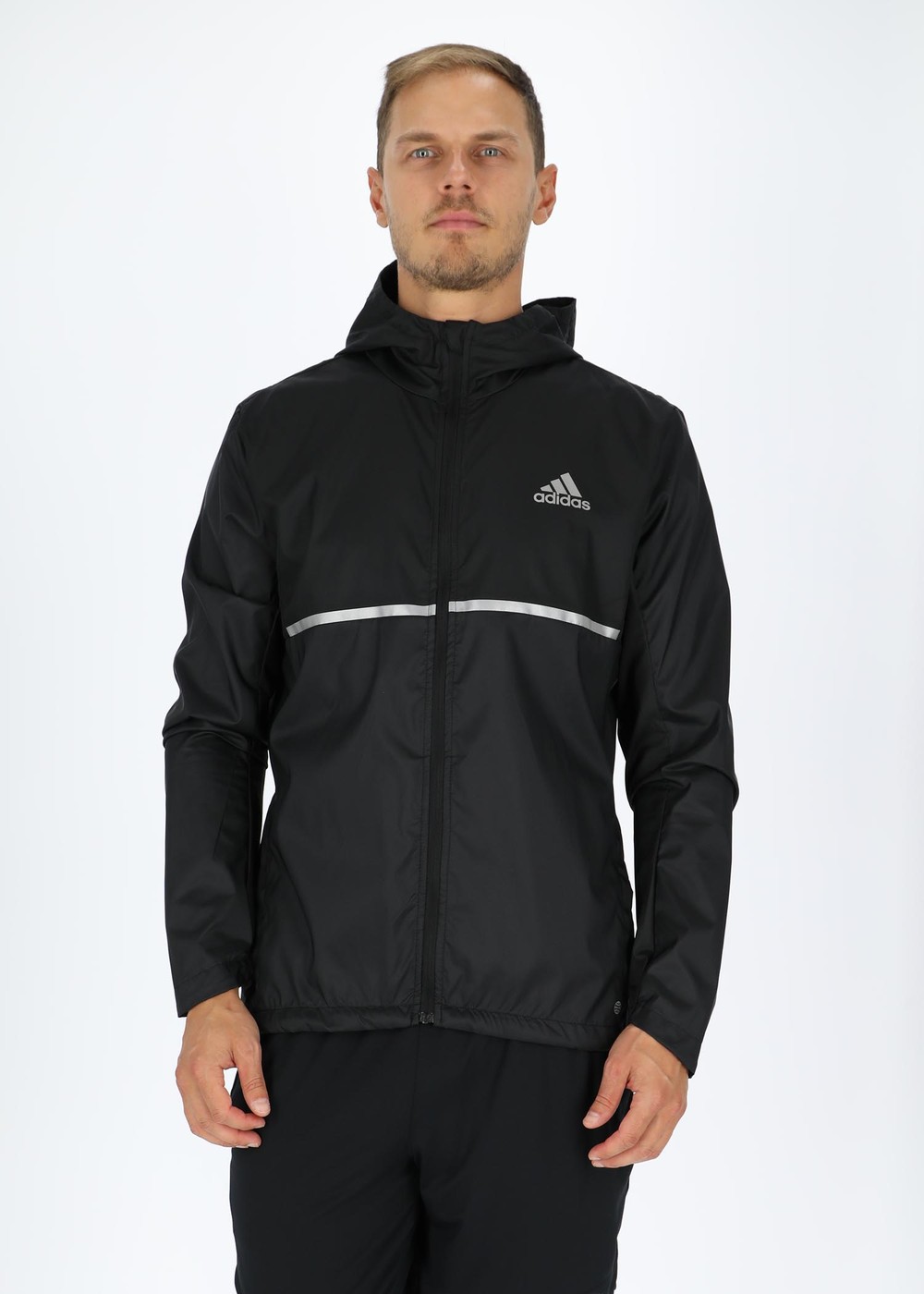 Own The Run Jkt, Black/Refsil, Xl,  Träningsjackor