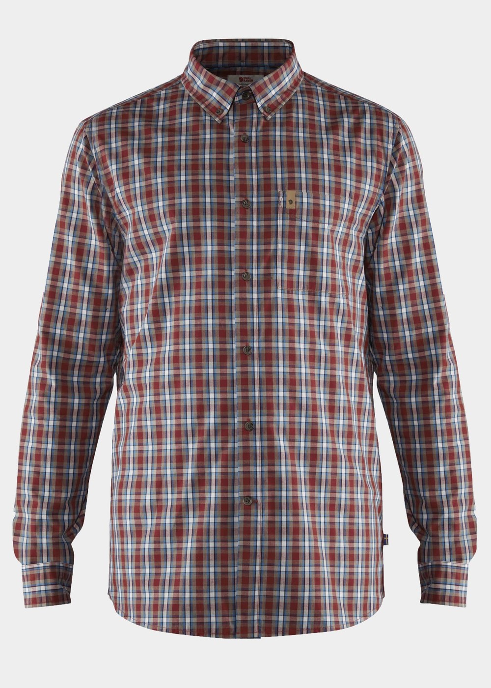 Övik Shirt Ls M, Deep Red, S,  Vandringsskjortor