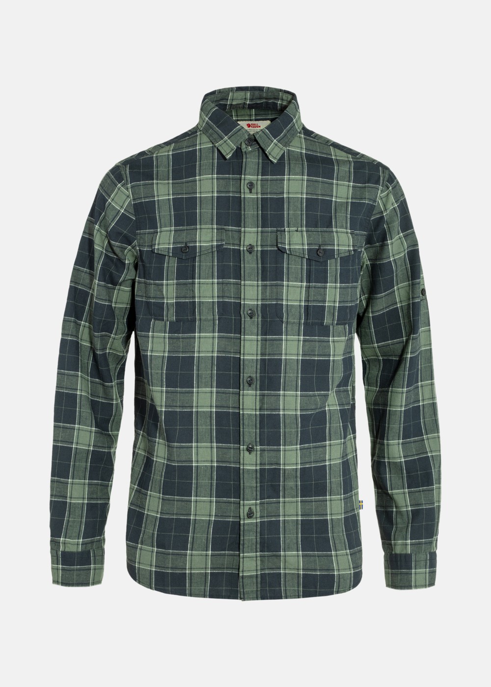 Övik Travel Shirt Ls M, Dark Navy-Patina Green, 2xl,  Vandringsskjortor
