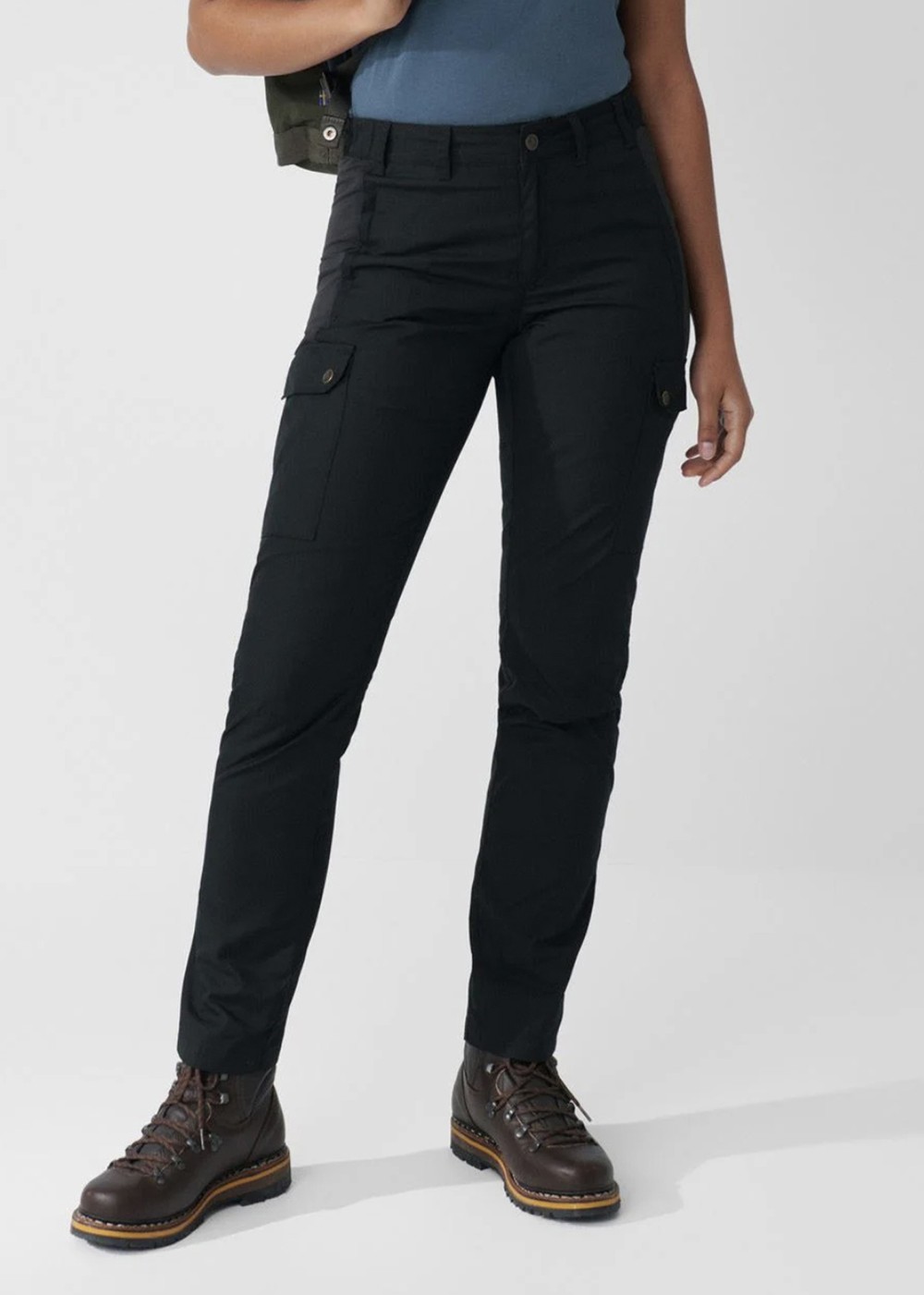 Stina Trousers W, Black, 44,  Byxor