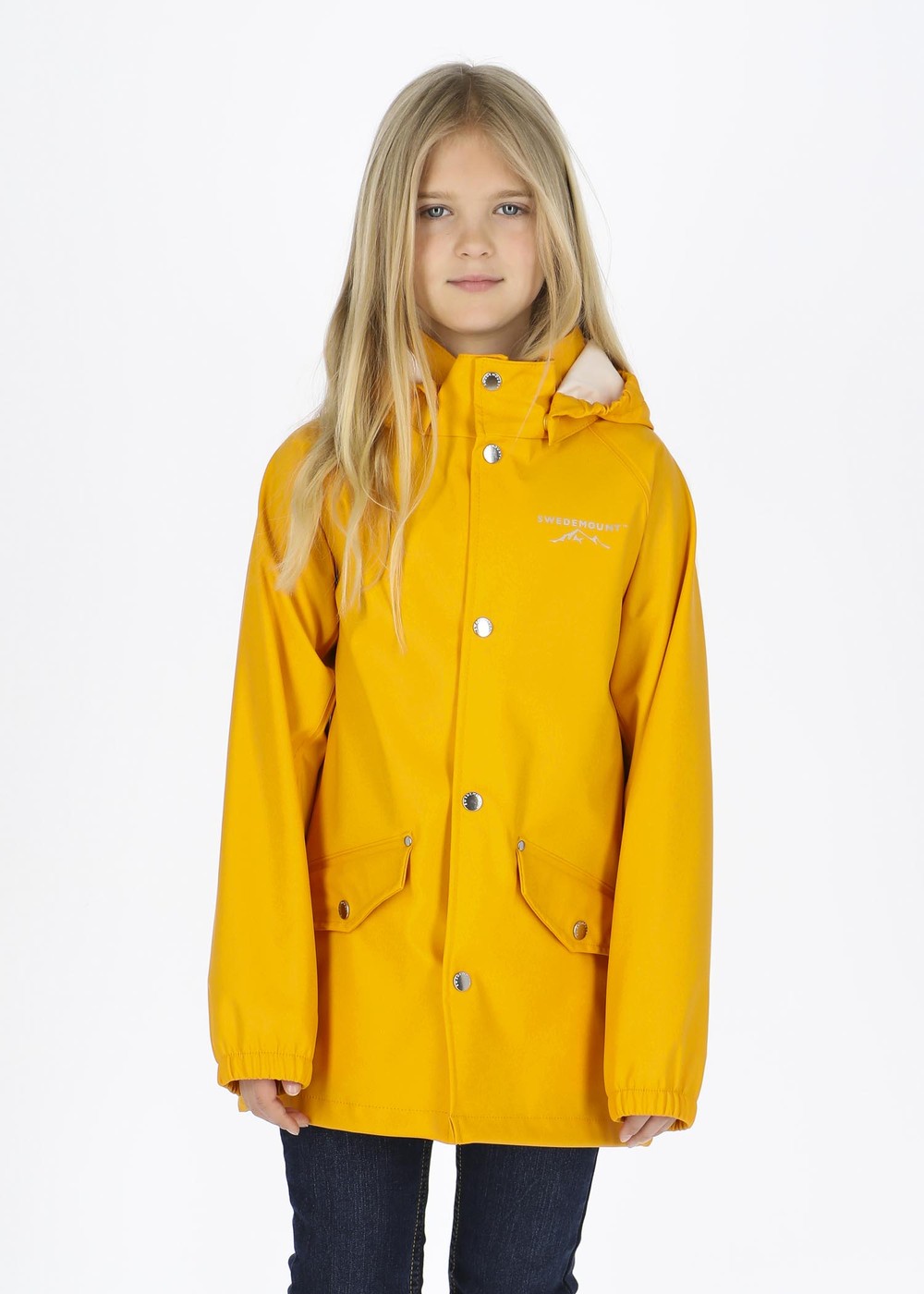 Väderöarna Jacket Jr, Mustard Yellow, 170,  Regnjackor