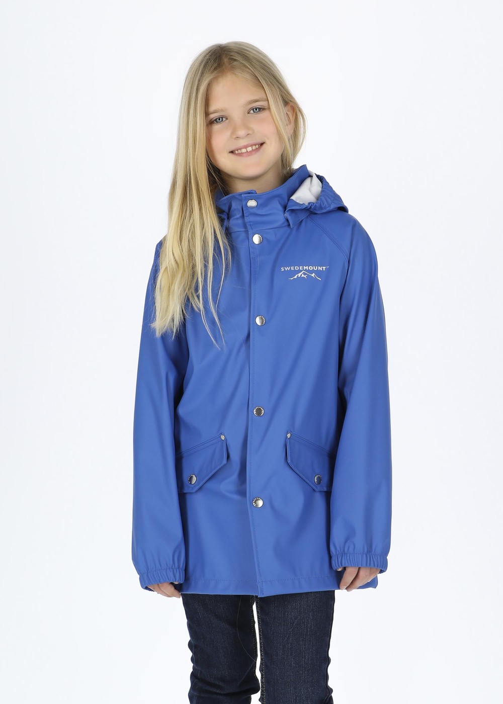 Väderöarna Jacket Jr, Blue, 110,  Regnjackor Väderöarna Jacket Jr, Blue, 110,  Regnjackor