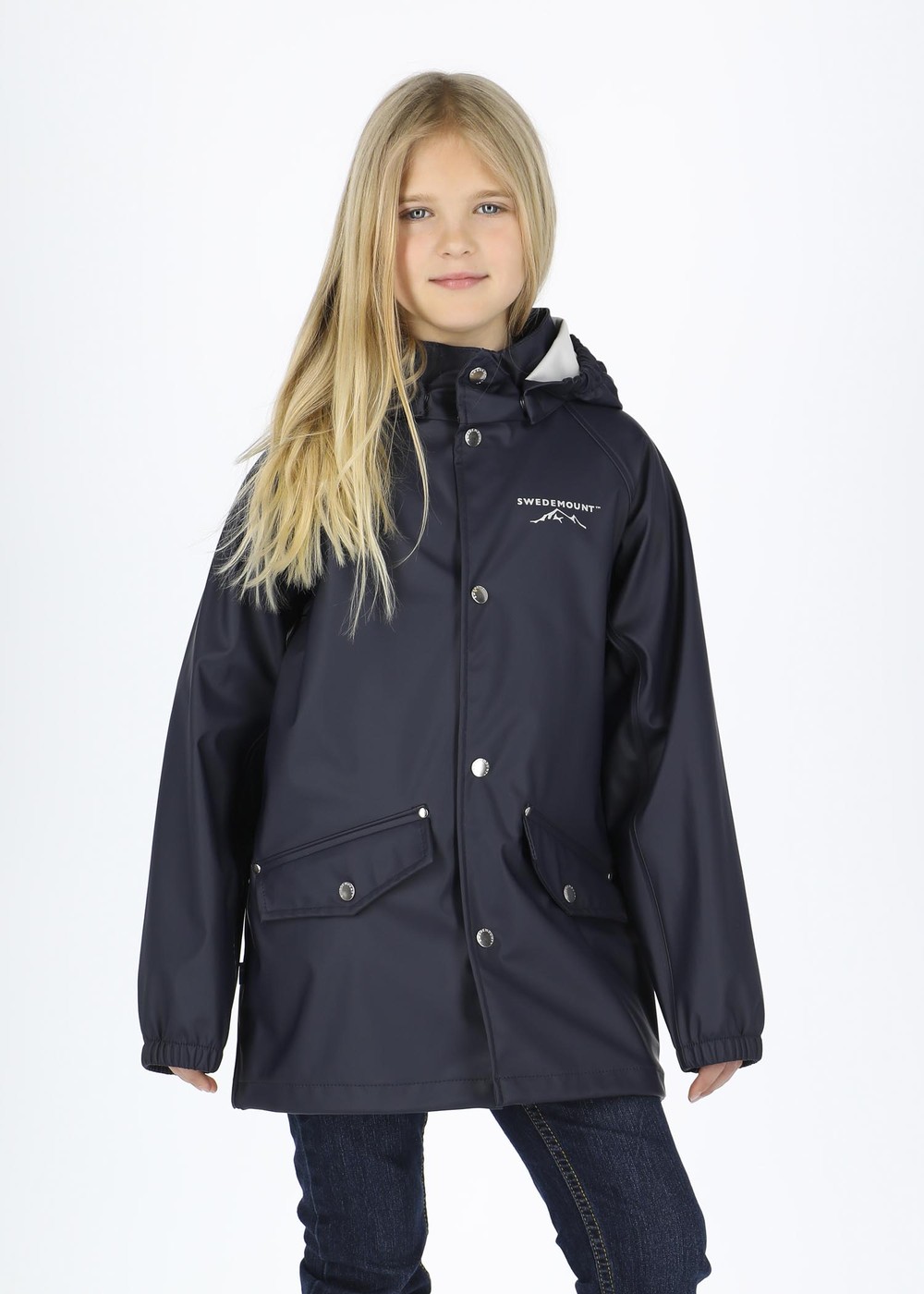 Väderöarna Jacket Jr, Navy, 140,  Regnjackor