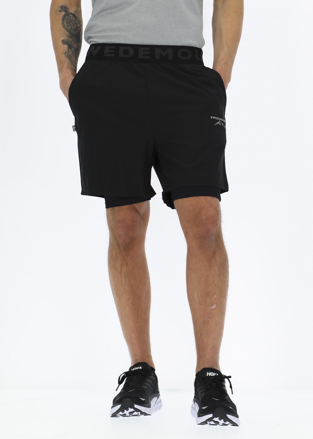 Melbourne Padel Shorts 2-In-1, Black, Xs,  Löparshorts