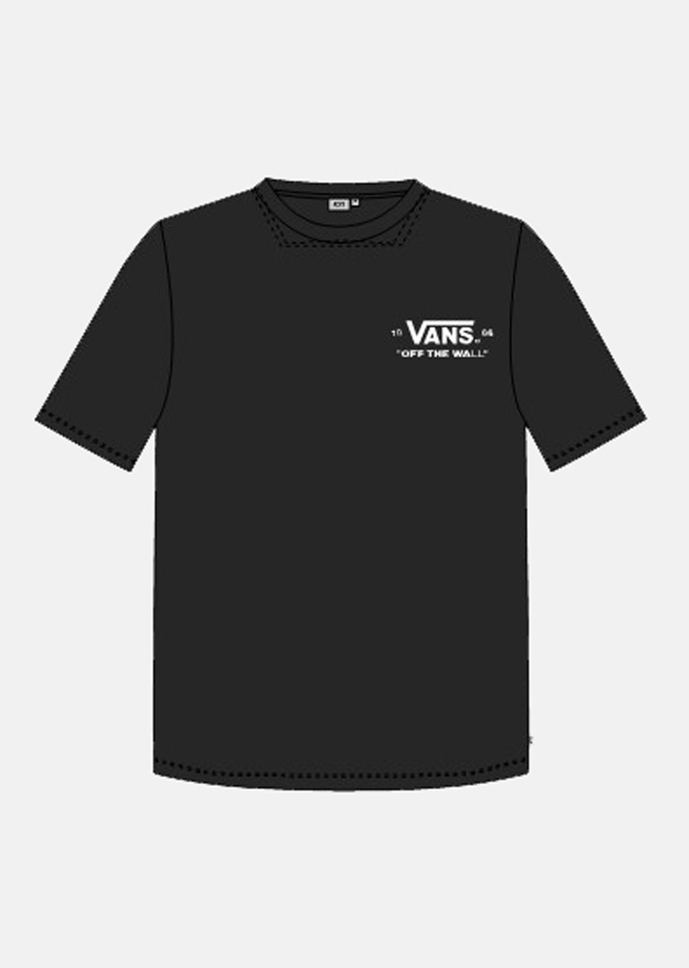 Mn Vans Essential-B, Black, S,  T-Shirts