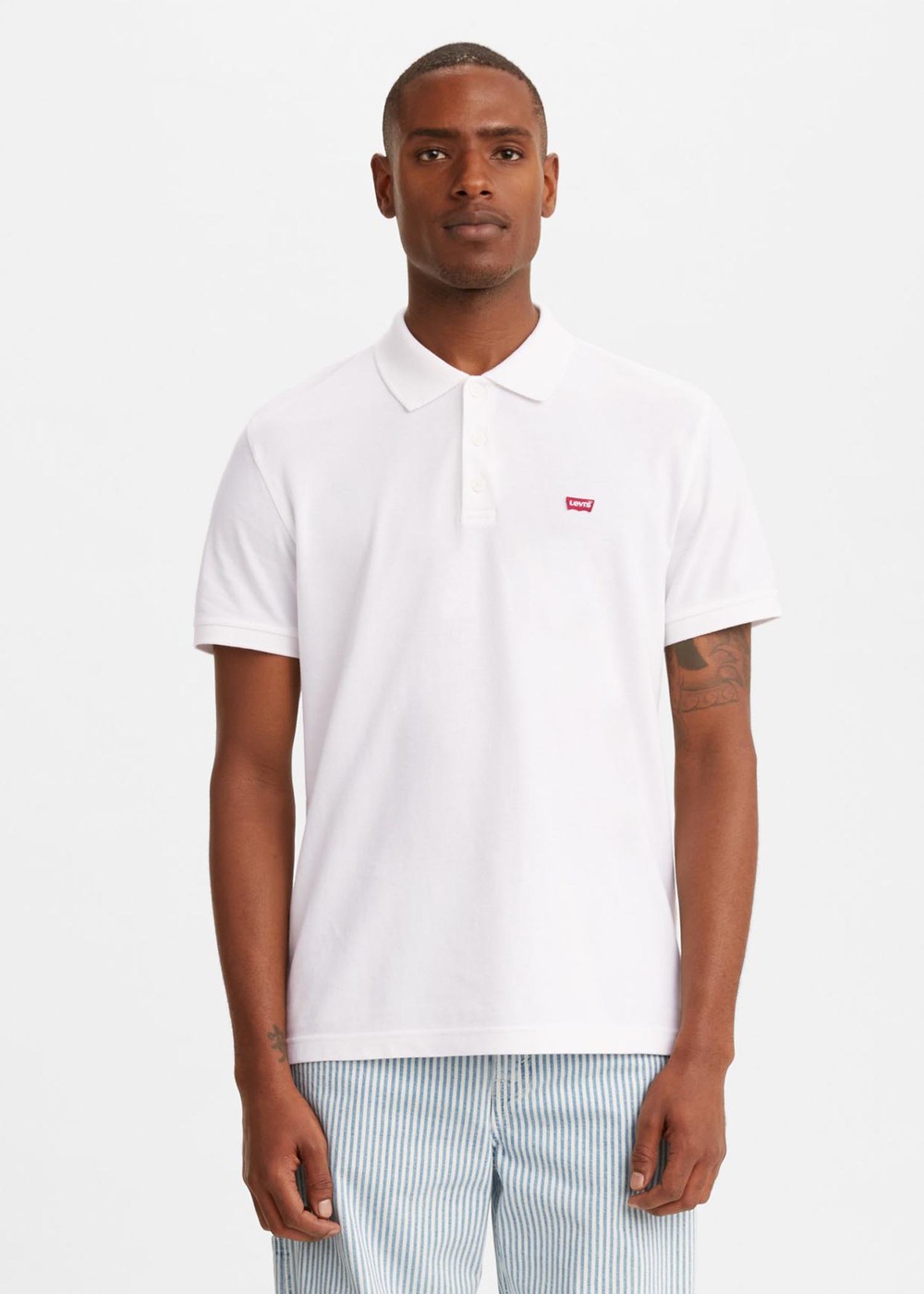 Levis Hm Polo White + Pique, White +, Xs,  Bomullspikéer