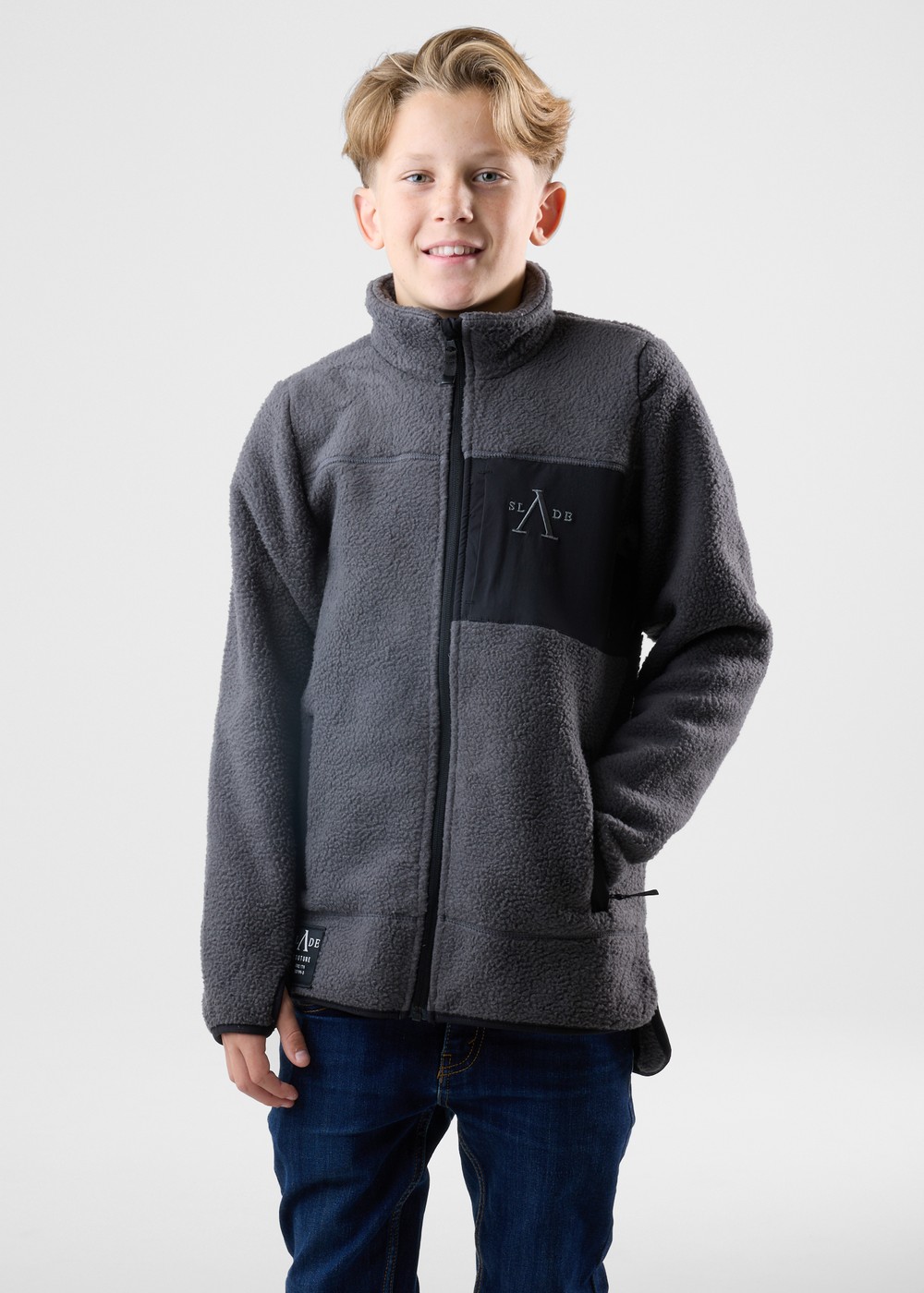 Pile Jacket Jr, Black, 170,  Hoodies