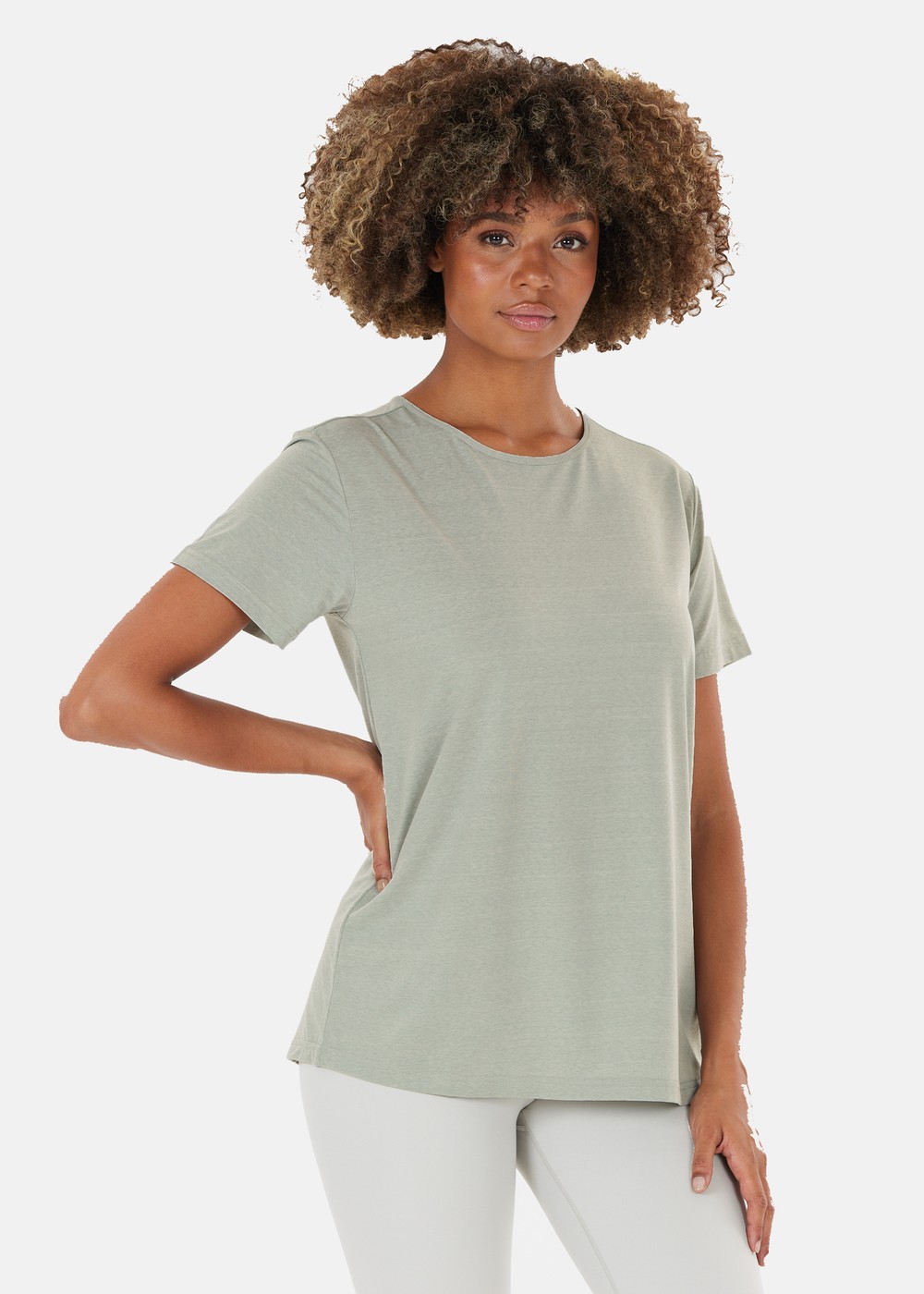 Lizzy W Slub S/S Tee, Belgian Block, 44,  Löpar-T-Shirts Lizzy W Slub S/S Tee, Belgian Block, 44,  Löpar-T-Shirts