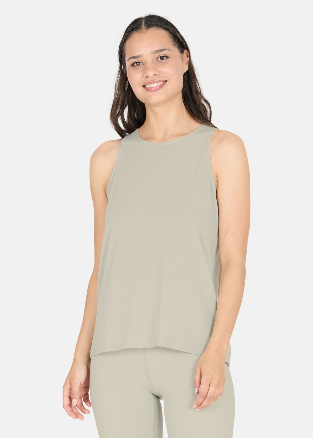 Mota W Slub Top, Pigeon, 38,  Löpar-Linnen