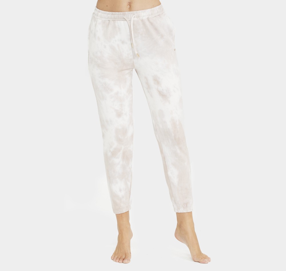 Reisalin W Patterned Sweat Pan, Rose Powder, 44,  Sweatpants