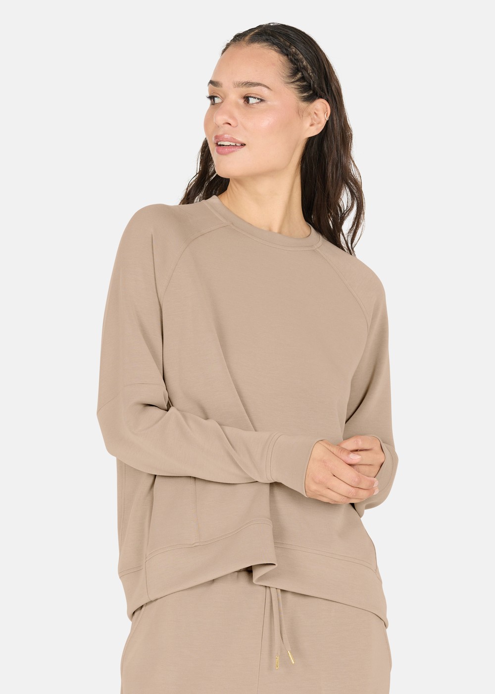 Jacey W Crew Neck, Vintage Khaki, 36,  Träningströjor Jacey W Crew Neck, Vintage Khaki, 36,  Träningströjor