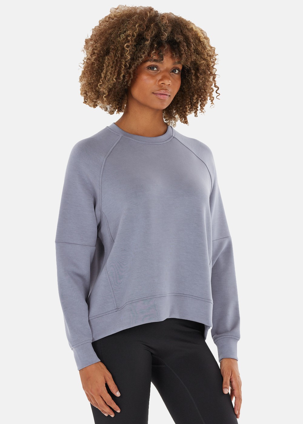 Jacey W Crew Neck, Folkstone Gray, 38,  Träningströjor