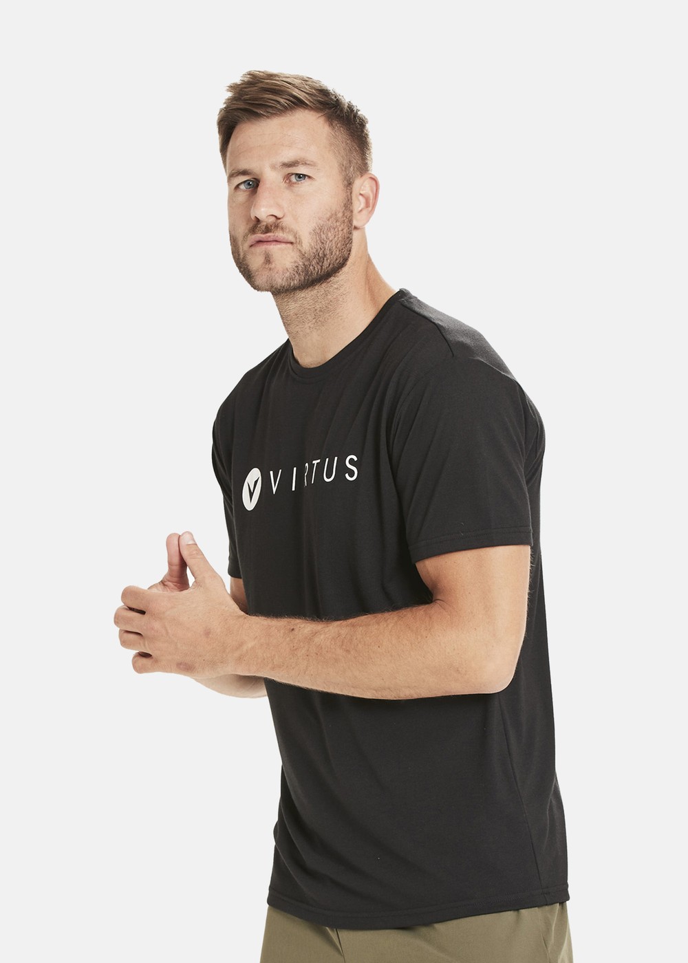 Edwardo M S/S Logo Tee, Black, Xl,  Löparkläder Edwardo M S/S Logo Tee, Black, Xl,  Löparkläder