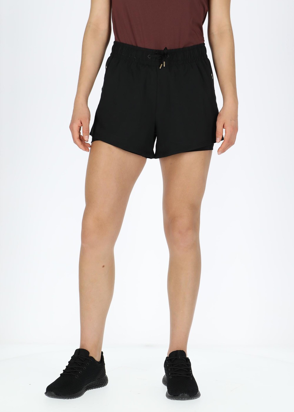 Eslaire W 2-In-1 Shorts, Black, 44,  Träningsshorts Eslaire W 2-In-1 Shorts, Black, 44,  Träningsshorts