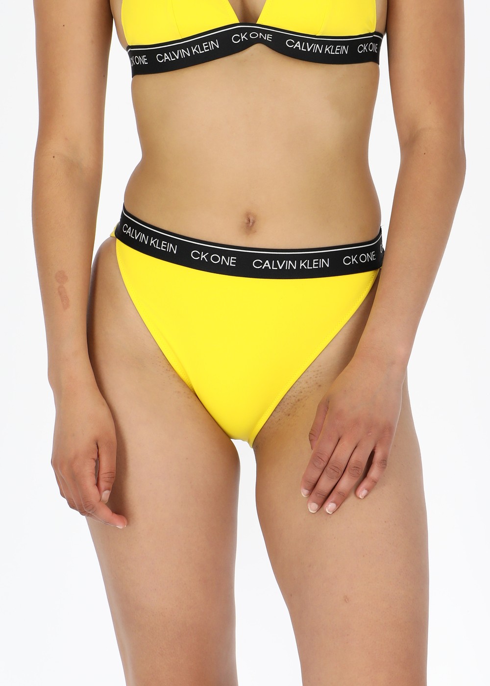 High Waist, Bold Yellow, Xs,  Badkläder