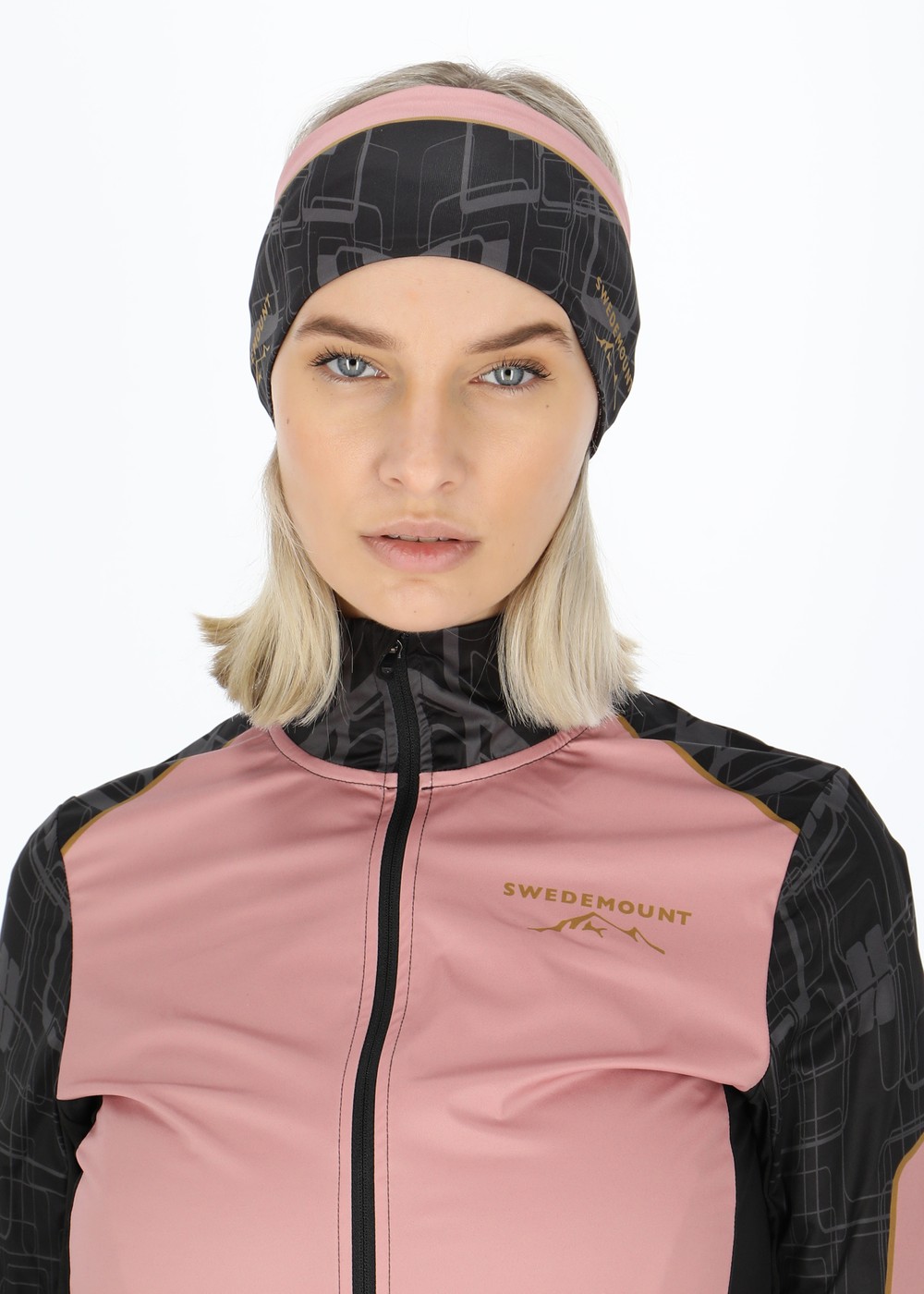 Race Headband, Dusty Rose/Charcoal, Onesize,  Löpartillbehör