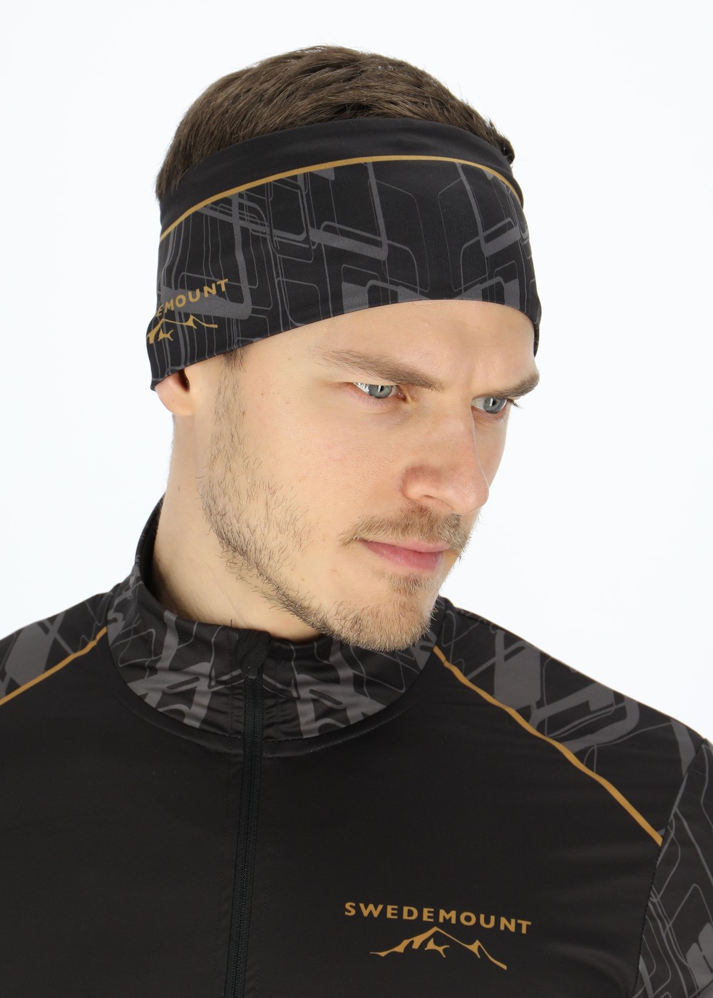 Race Headband, Black/Charcoal, Onesize,  Löpartillbehör