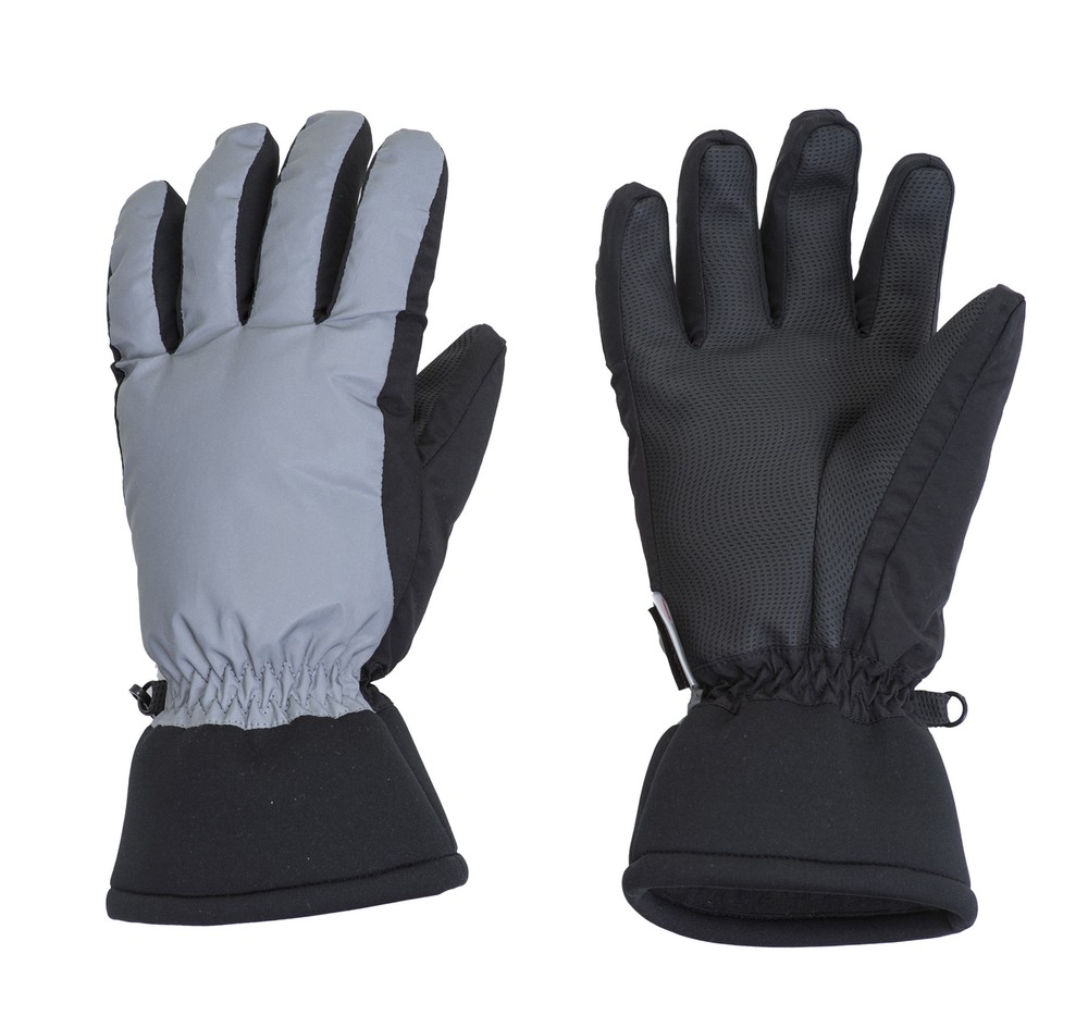 Lenny Jr Gloves, Reflective Silver, 3,  Skidhandskar