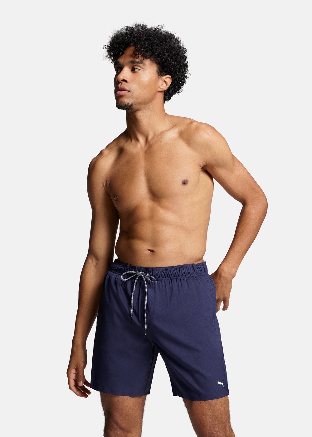 Puma Swim Men Mid Shorts 1p, Navy, L,  Badkläder Puma Swim Men Mid Shorts 1p, Navy, L,  Badkläder