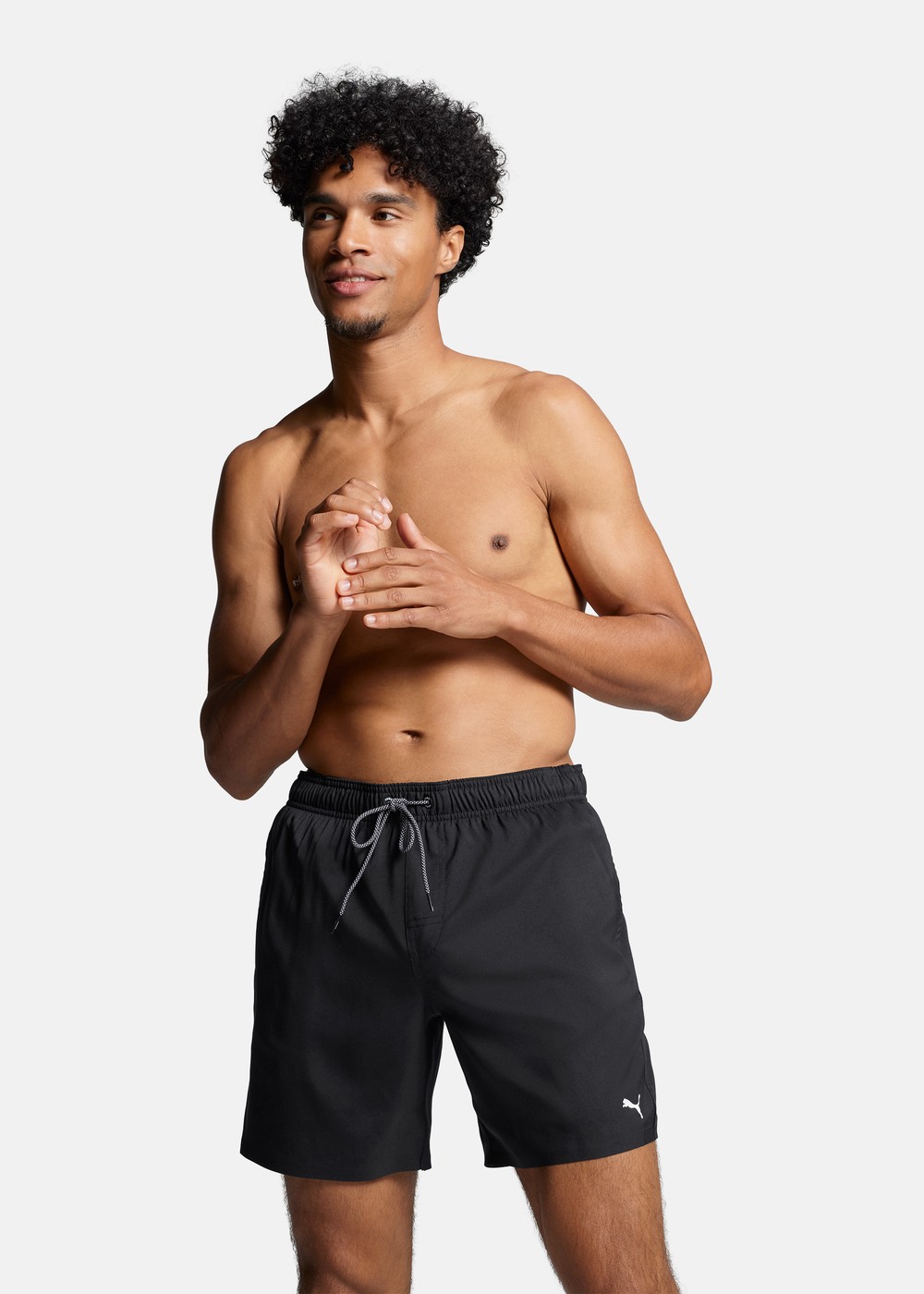 Puma Swim Men Mid Shorts 1p, Black, 2xl,  Badkläder