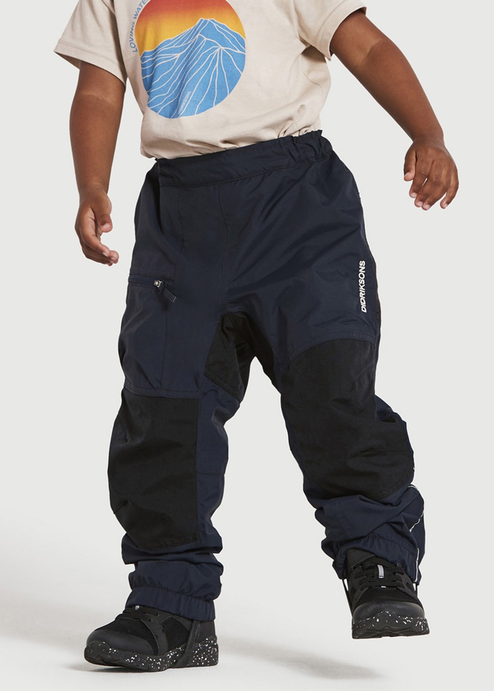 Dusk Kids Pnt 3, Navy, 130,  Regnbyxor Dusk Kids Pnt 3, Navy, 130,  Regnbyxor