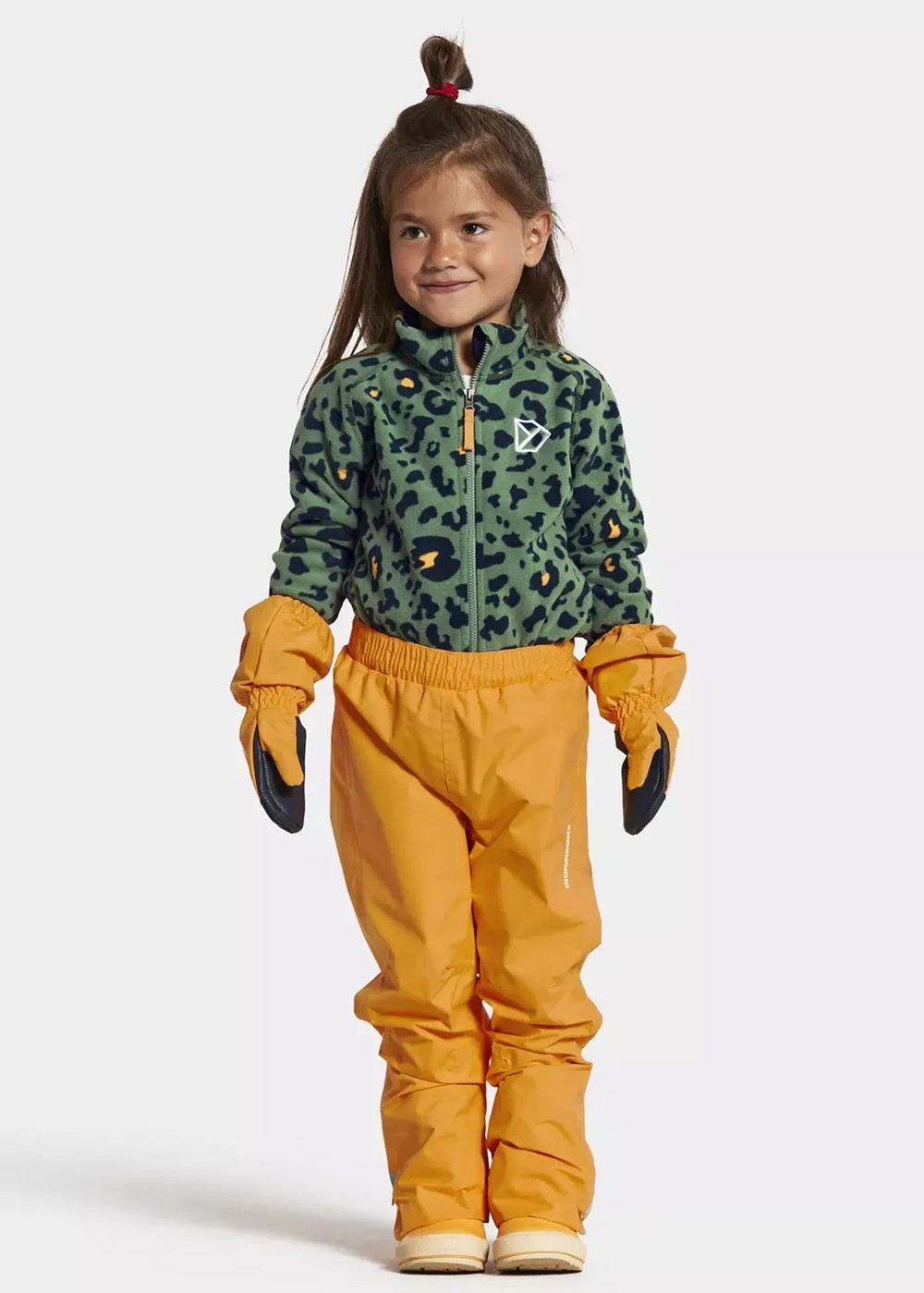 Idur Kids Pants, Happy Orange, 90,  Regnbyxor