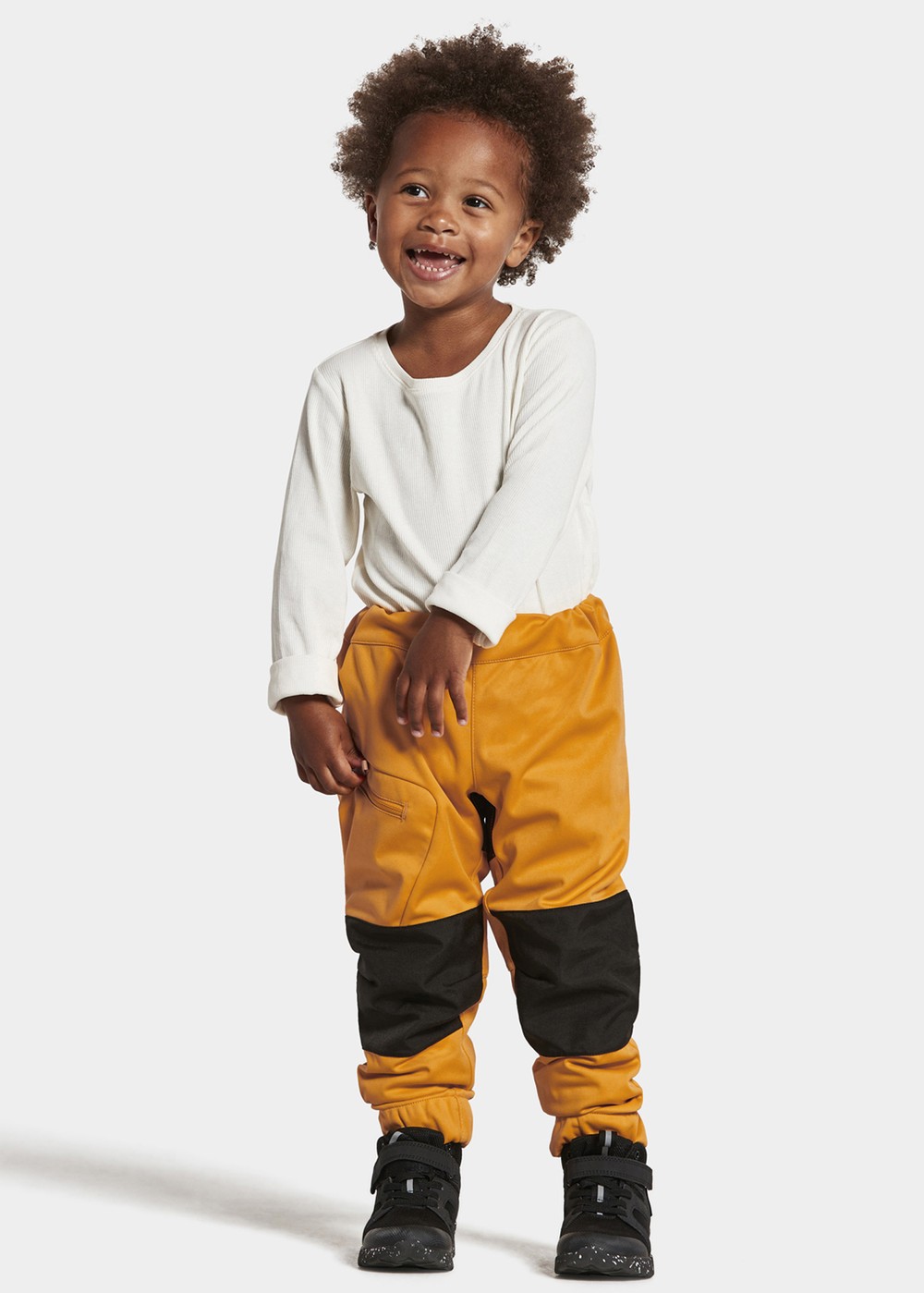 Lövet Kids Pant 5, Happy Orange, 140,  Regnbyxor