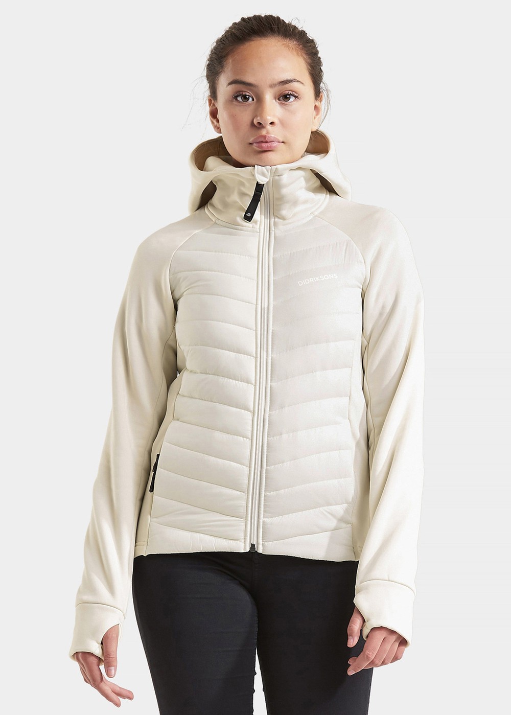 Tovik Girls Hoodie 4, Shell White, 170,  Vårjackor