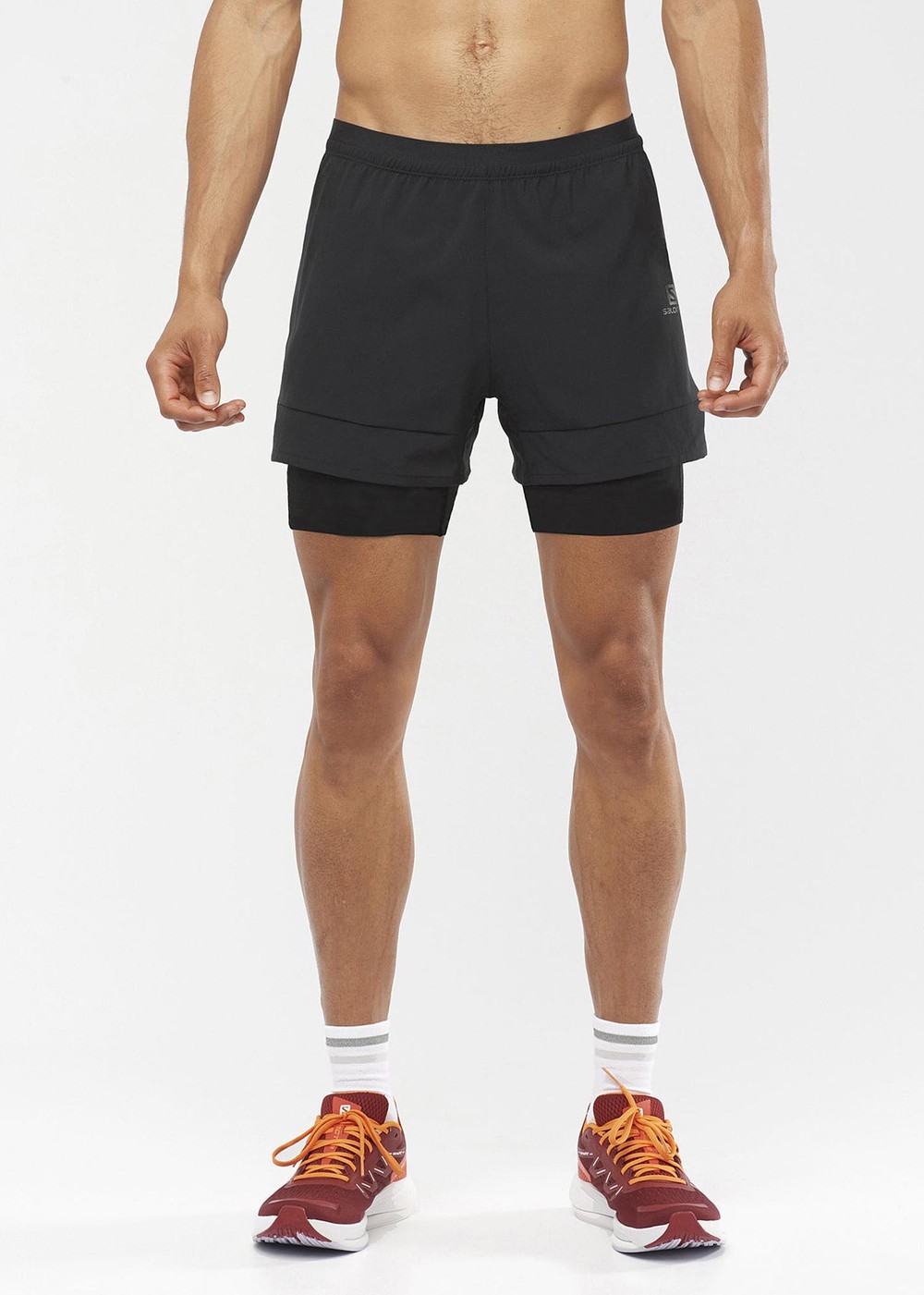 Cross 2in1 Shorts M, Black/, Xxl,  Löparshorts