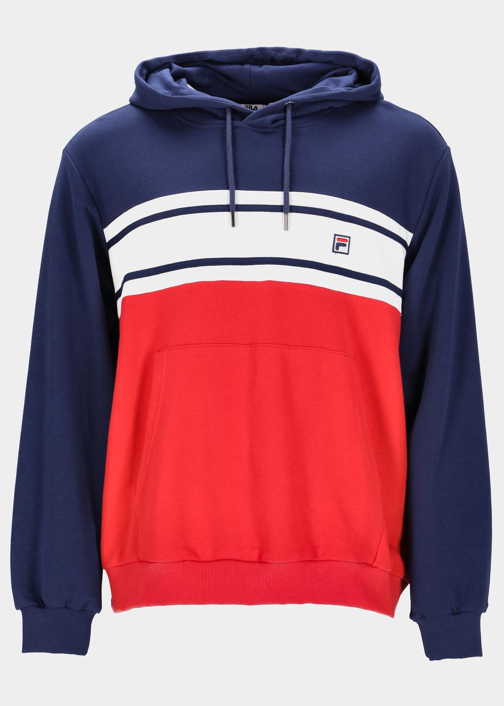 Breda Blocked Hoody, True Red-Medieval Blue-Bright, Xs,  Hoodies | Kläder//T-Shirts//Herr | Padelspecialisterna