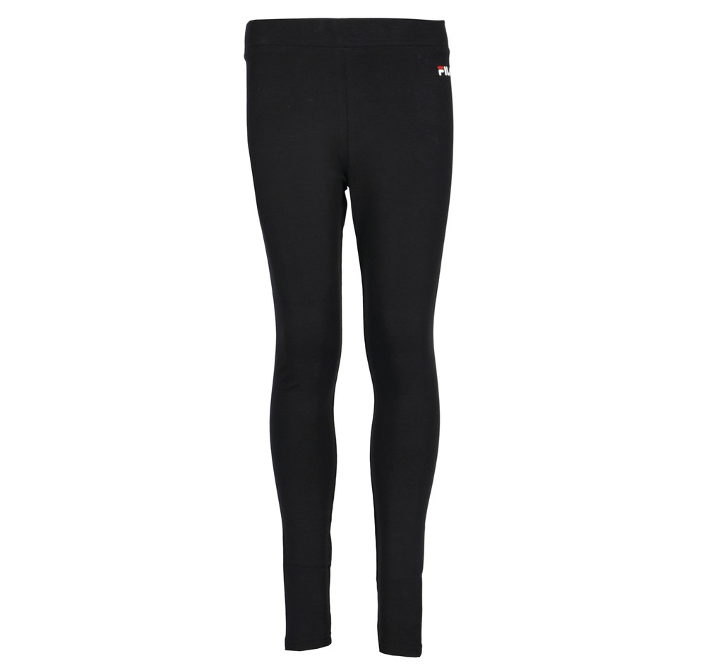 Svelvik Classic Logo Leggings, Black Beauty, 170/176,  Träningstights