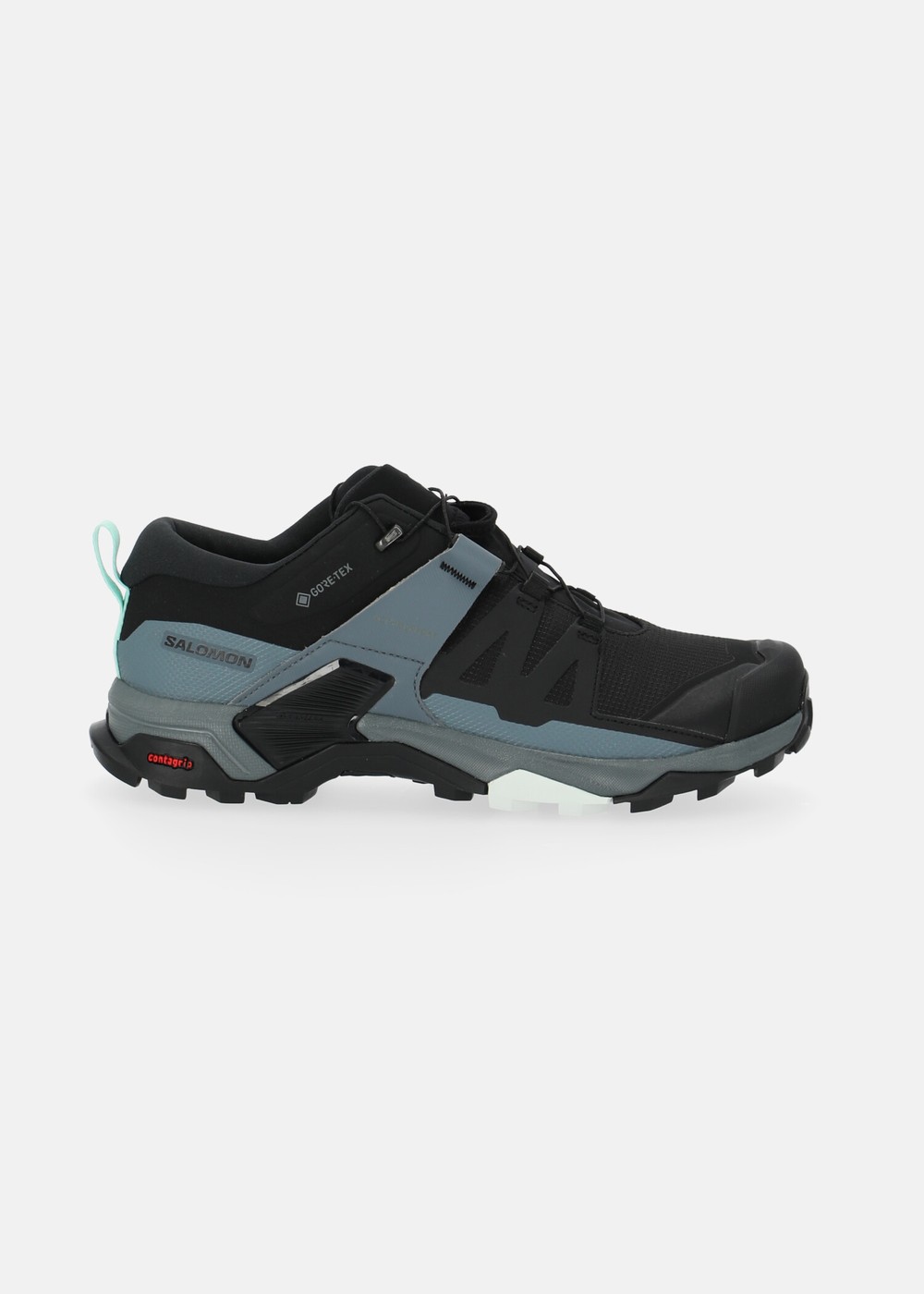 X Ultra 4 Gore-Tex, Black/Stormy Weather/Opal Blue, 41 1/3