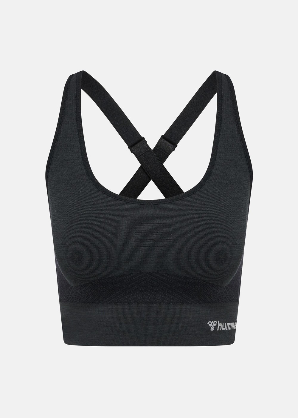Hmlclea Seamless Sports Top, Black Melange, Xs,  Löparkläder Hmlclea Seamless Sports Top, Black Melange, Xs,  Löparkläder
