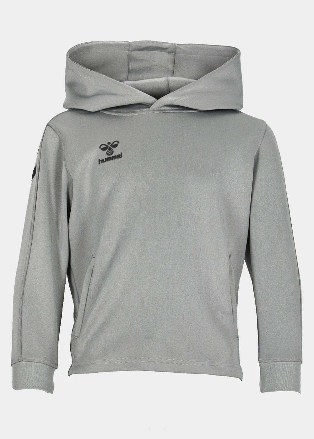 Hmlcore Xk Poly Kids Sweat Hoo, Grey Melange, 128,  Hoodies