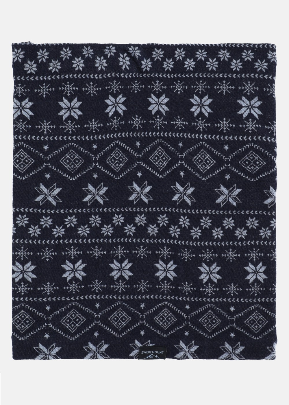 Idre Wool Neck Warmer, Dk. Navy/Light Blue, Onesize,  Träningstillbehör