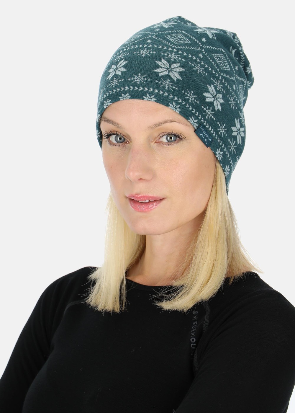 Idre Wool Beanie, Jade Green/Mint, Onesize,  Mössor
