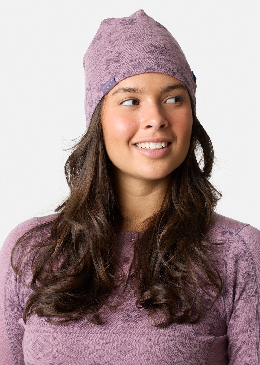 Idre Wool Beanie, Pale Mauve, Onesize,  Mössor